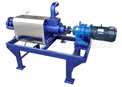 Cow dung dewatering equipment