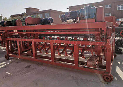 Organic waste fertilizer composting machine