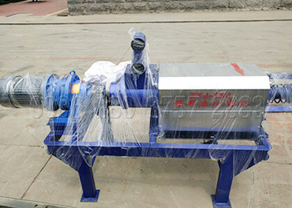 cow dung manure dewatering machine