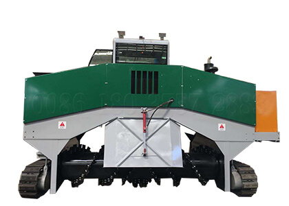 organic waste windrow turner