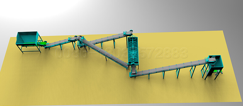 Fertilizer powder making line