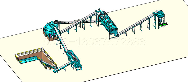 10 to15 ton NPK fertilizer production line